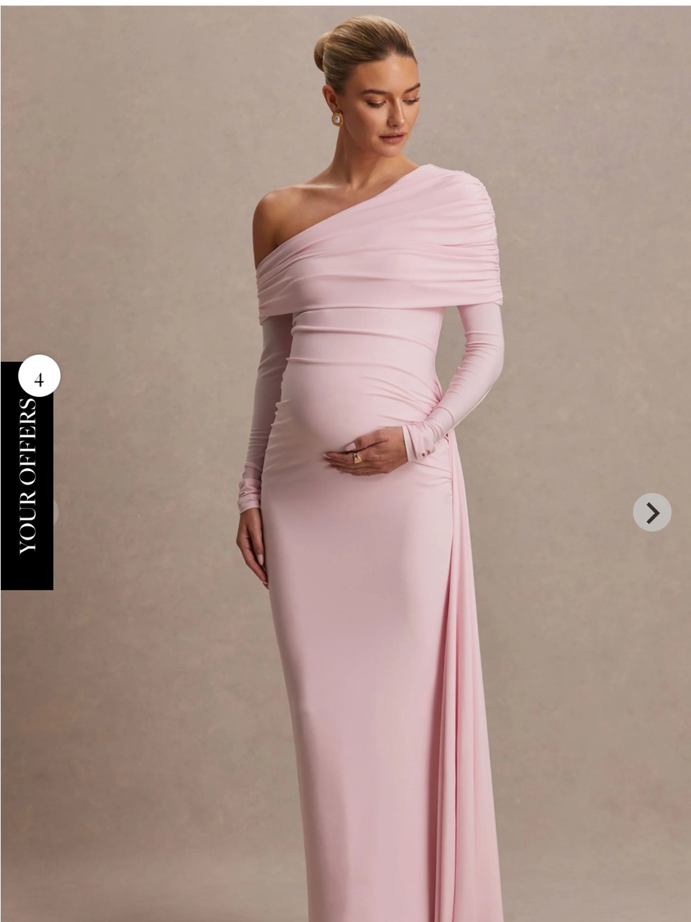 Club London Amara Dress NWT - blush pink